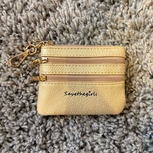Save the Girls Gold Coin Purse